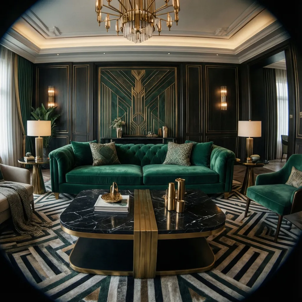 Estilo Art Decó en Diseño de Interiores