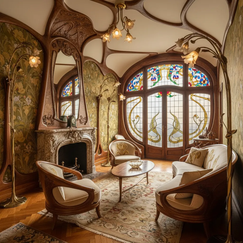Diseño de interiores Art Nouveau: guía práctica