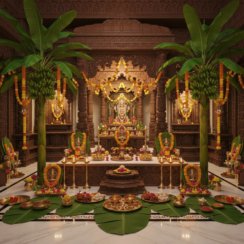 How to Choose the Right Artificial Banana Tree for Pooja Decor