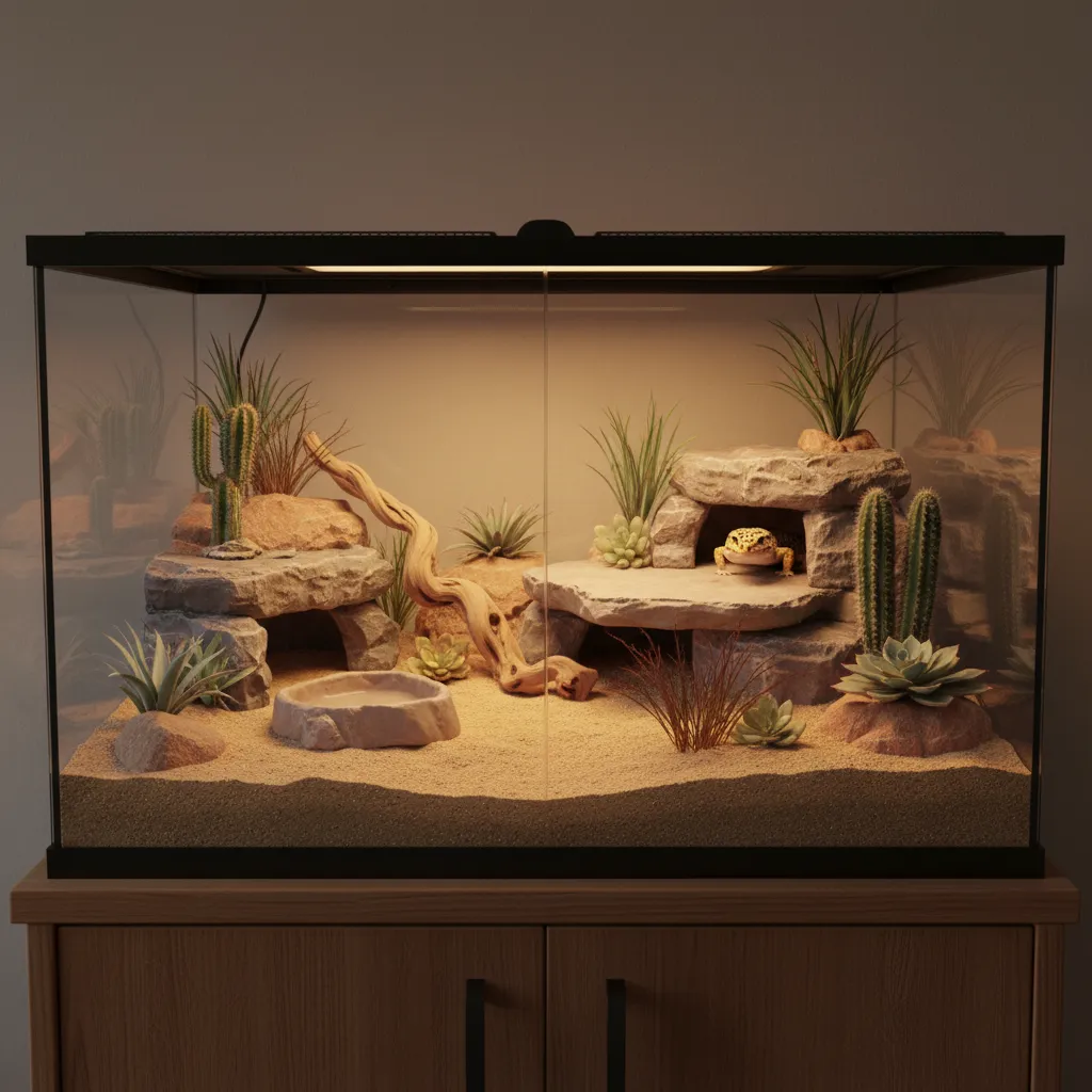 Artificial Plants vs Real Plants in Gecko Tanks