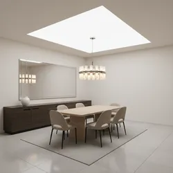 Artificial Skylights vs Mirrors for Windowless Dining Rooms