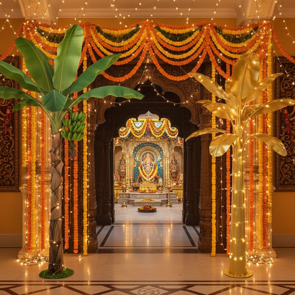 Artificial vs Real Banana Trees for Pooja Decoration: Which Is Better?