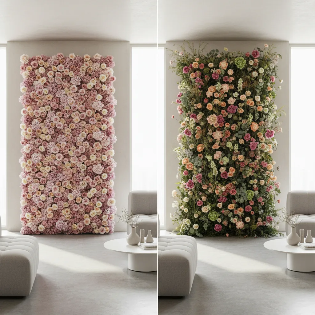 Artificial vs Real Flowers for Wall Decoration: Which Works Better?