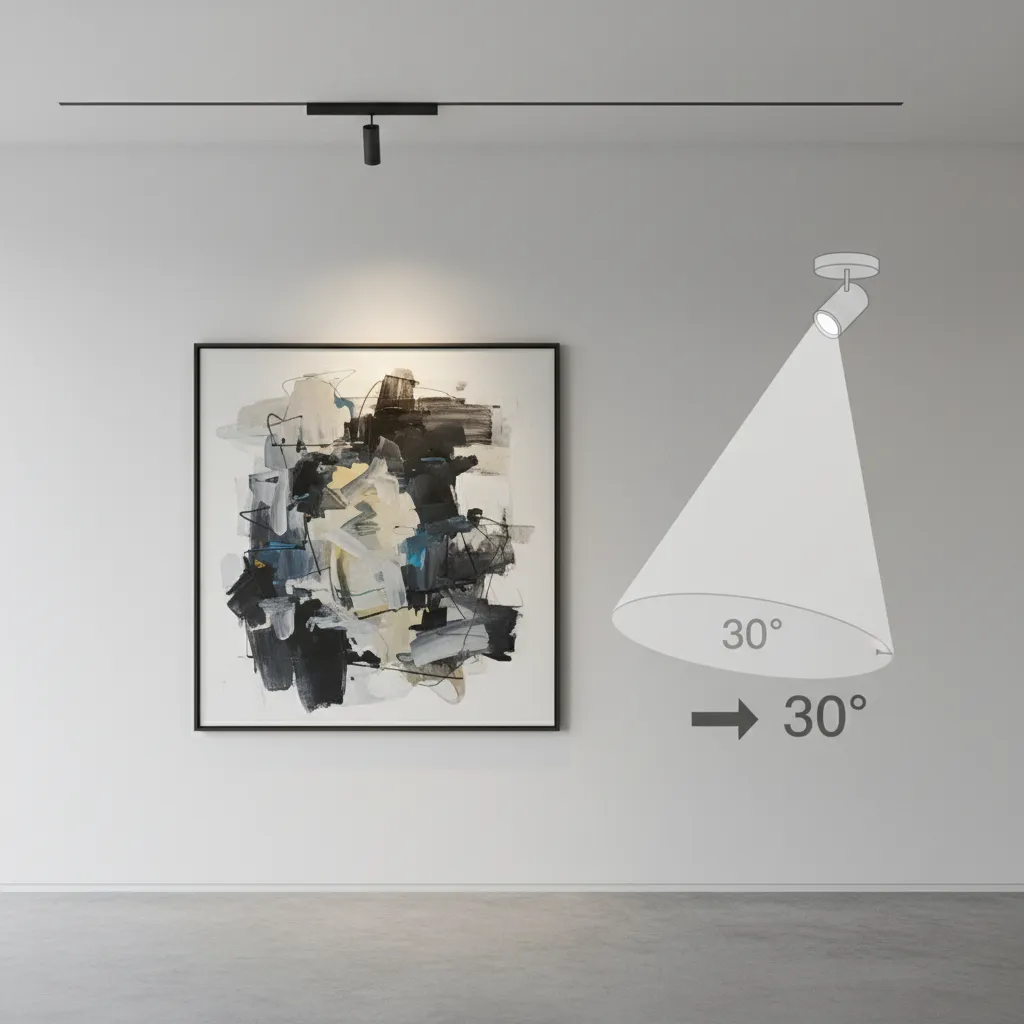 Choosing the Ideal Lighting Angle for Artwork