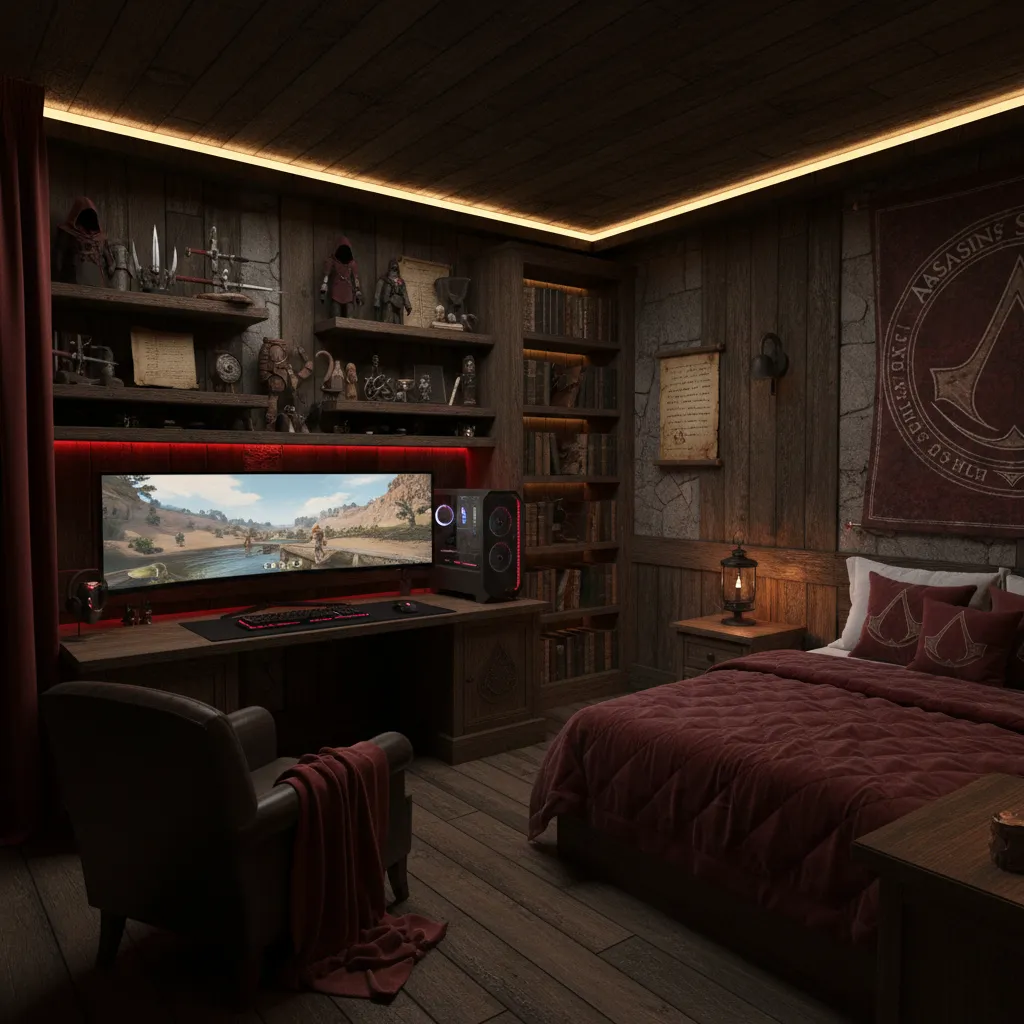 How to Fix Common Mistakes When Designing an Assassin's Creed Inspired Small Room: Practical design fixes to turn a cramped gaming bedroom into a clean, immersive Assassin's Creed themed space