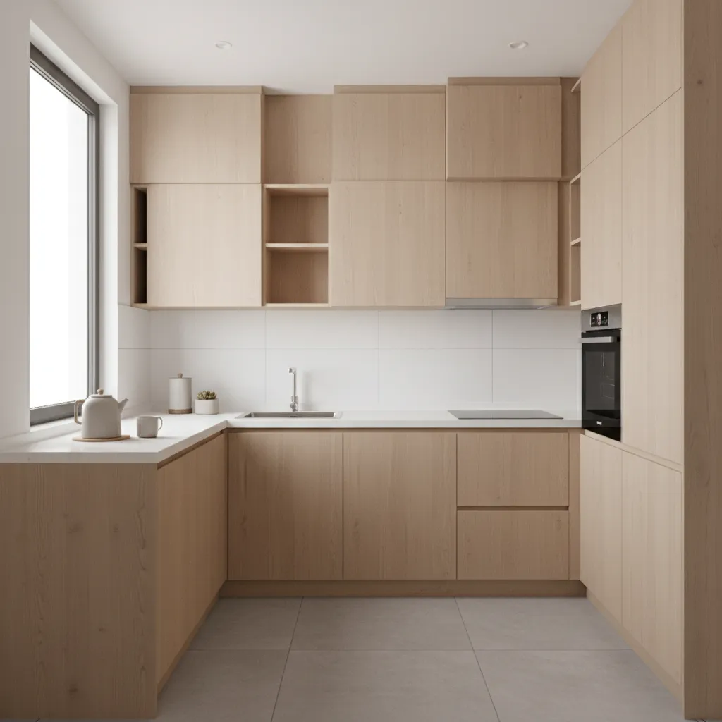 Optimize Storage with Asymmetrical Kitchen Cabinets in Small Kitchens: Smart layout, hidden storage, and vertical zoning strategies to make asymmetrical cabinets work harder in compact kitchens