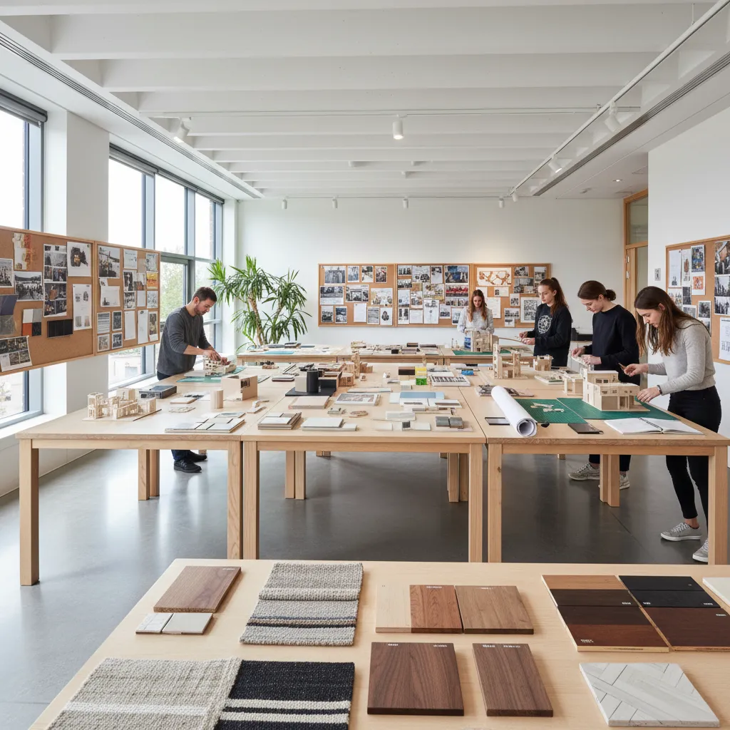 Materiales aula diseño de interior: guía práctica