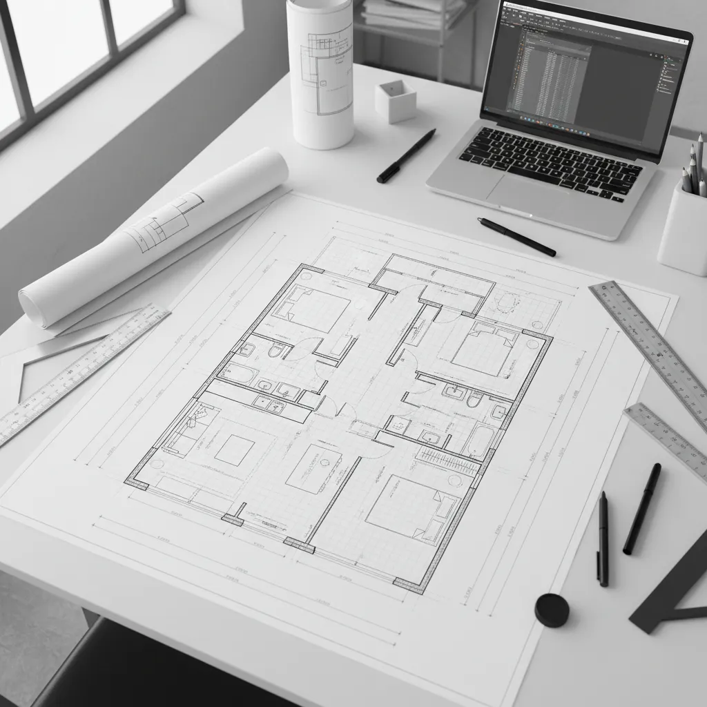 AutoCAD Drawing Standards for Architectural Floor Plans