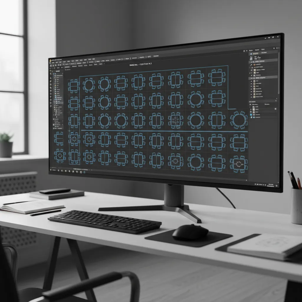 Best AutoCAD Tools and Blocks for Designing Dining Hall Floor Plans