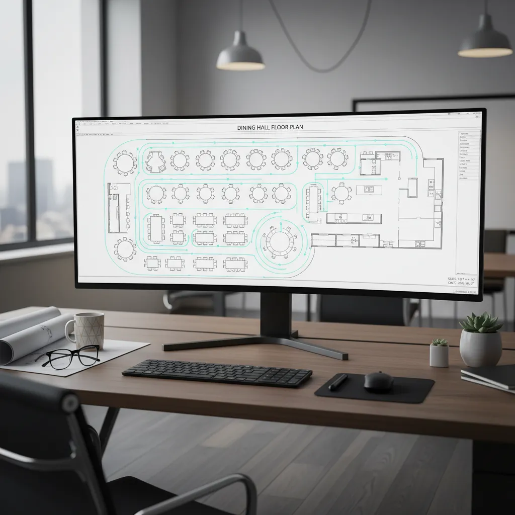 Common AutoCAD Mistakes When Designing Dining Hall Layouts (And How to Fix Them)