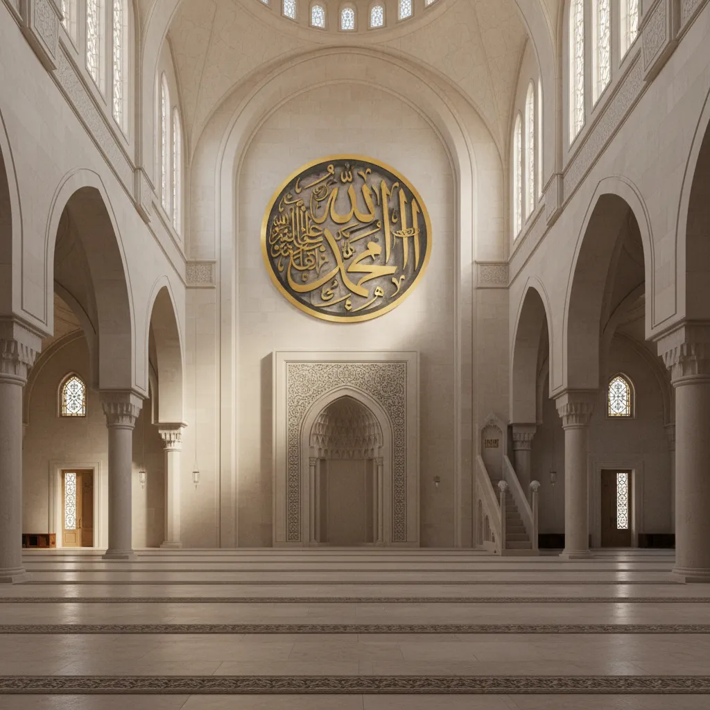 How Ayatul Kursi Wall Art Is Used in Mosques and Islamic Institutions