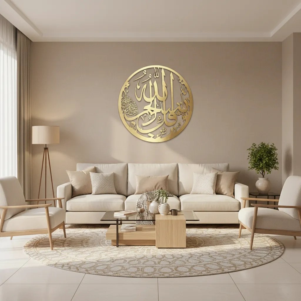 Best Placement Ideas for Ayatul Kursi Wall Decor in Different Rooms