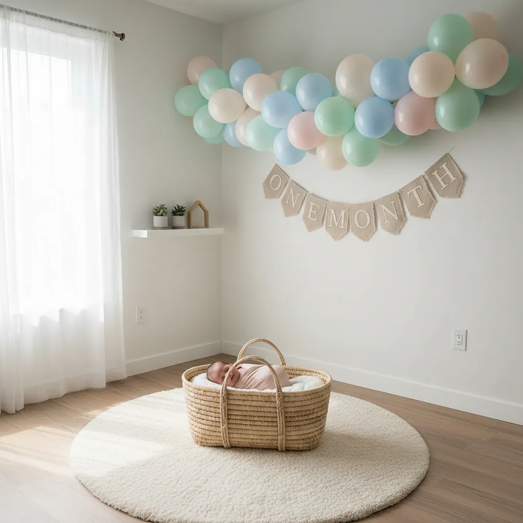 Baby One Month Decoration Ideas for Small Spaces