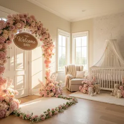 Baby Welcome Decoration With Flowers Ideas for a Warm First Impression