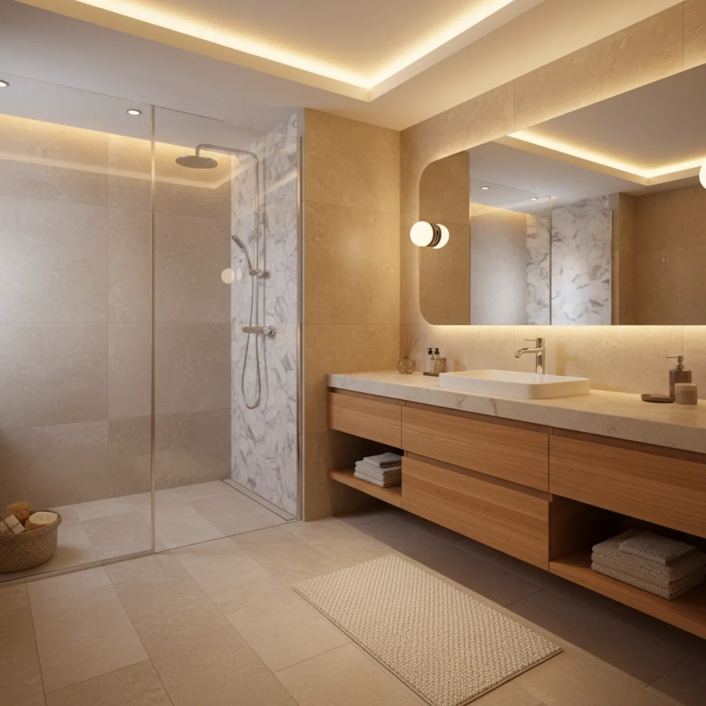 How to Balance Silver Fixtures With Other Bathroom Materials