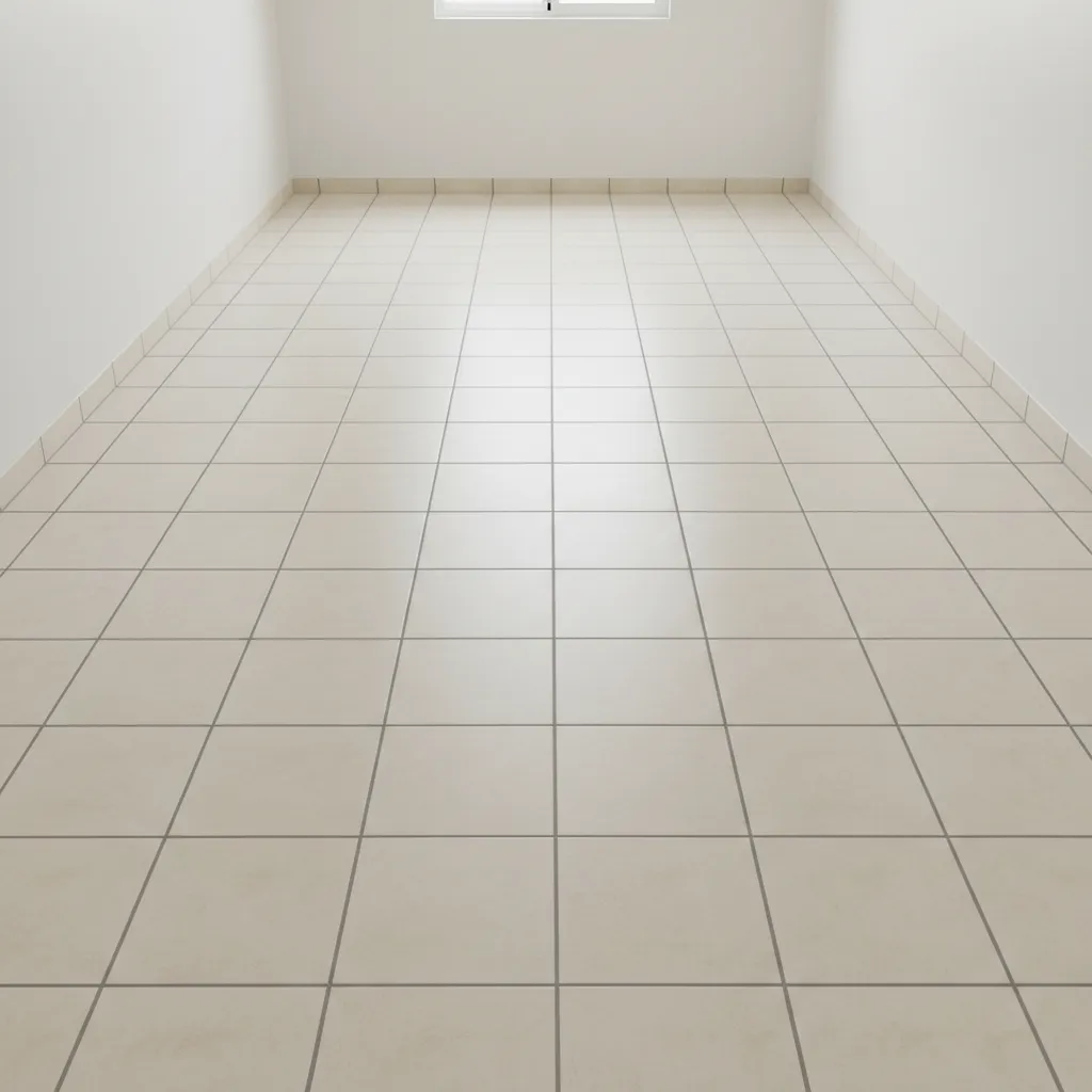 balanced tile layout showing equal tile cuts along opposite walls