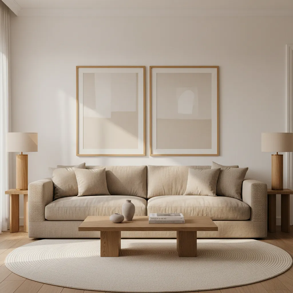 How to Optimize Spacing and Balance for Two Large Wall Frames