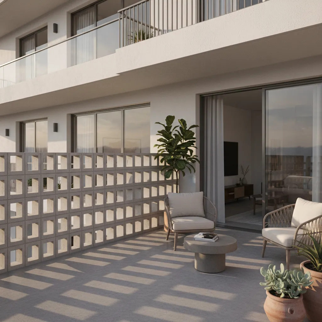 Balcony Feels Exposed? Balcony Block Design That Adds Privac