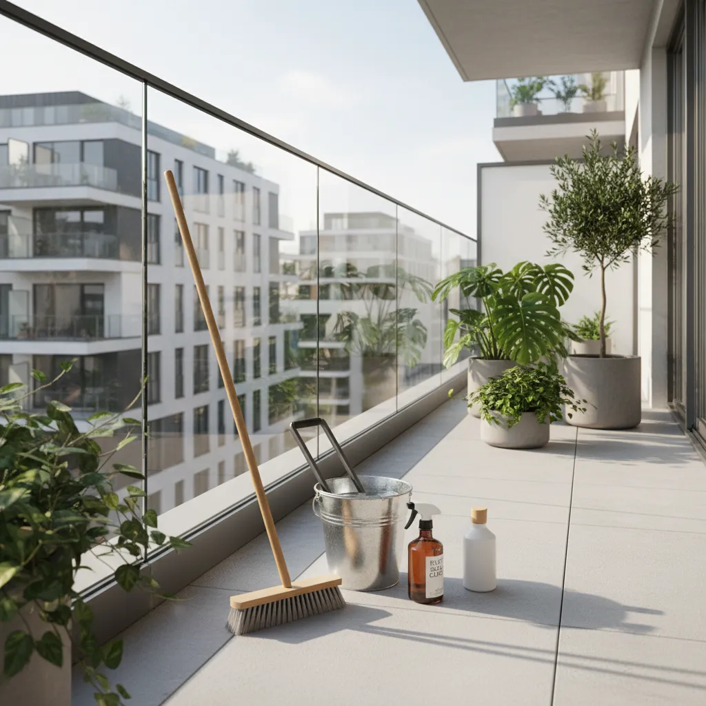 Tools and Cleaning Products That Make Balcony Cleaning Faster