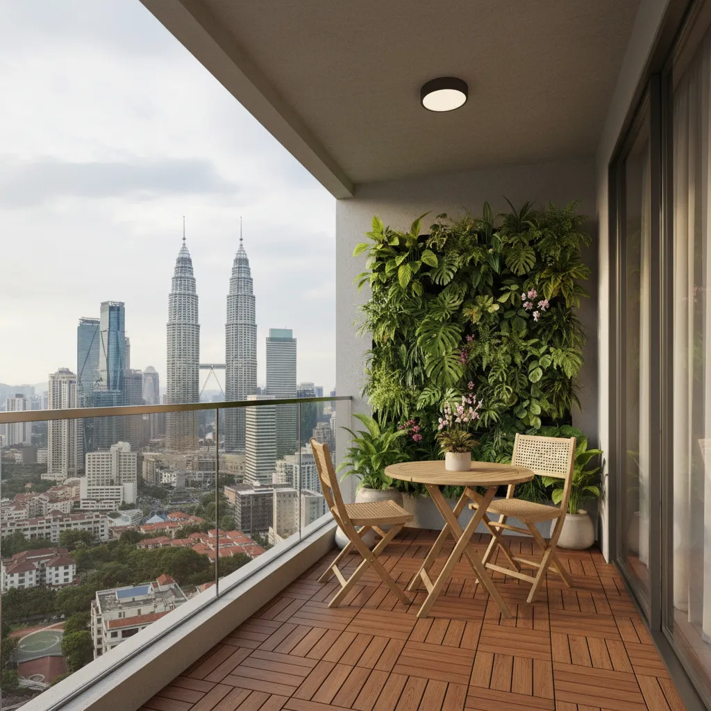 Balcony Design Malaysia Ideas That Maximize Small Urban Spaces