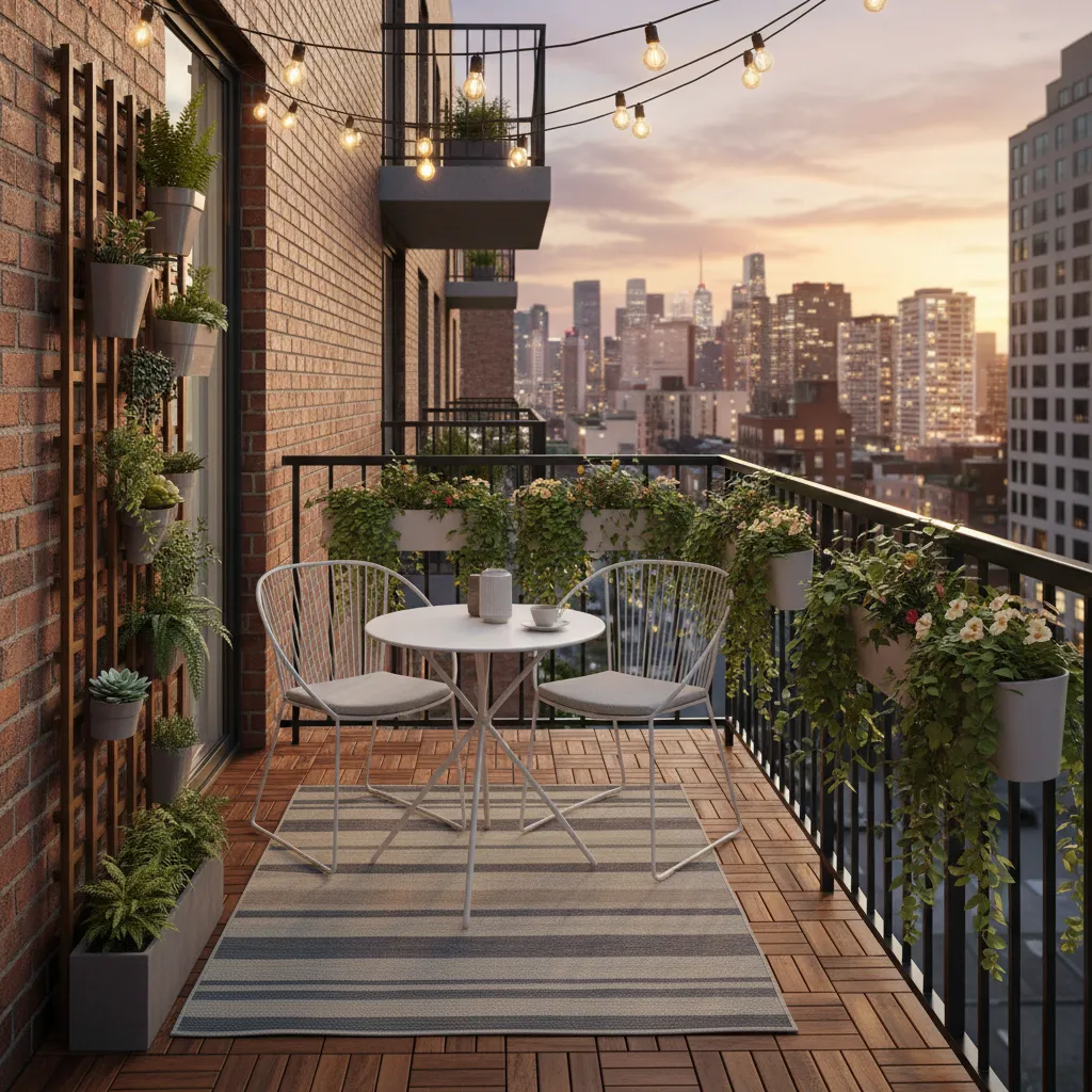 Balcony Design for Small Flats That Maximizes Space and Comfort
