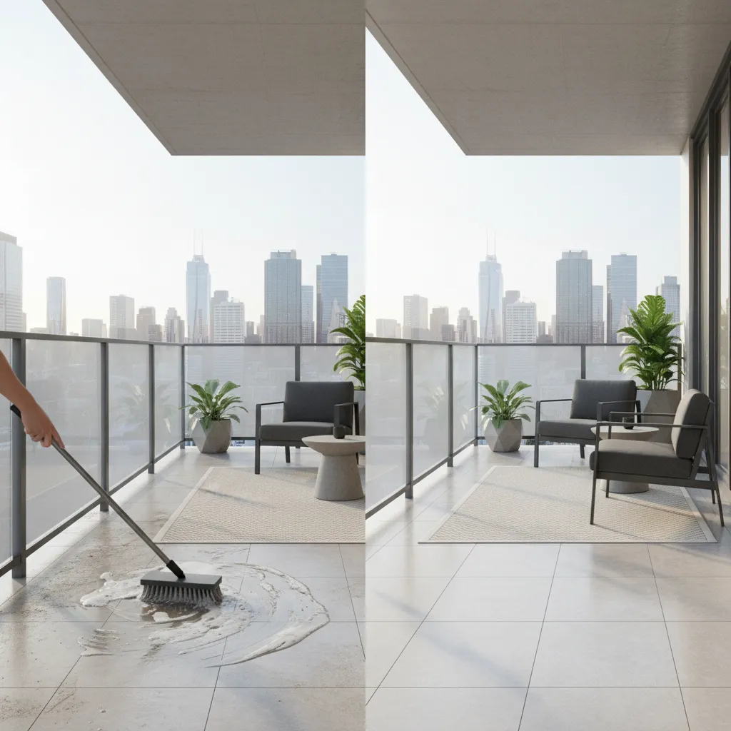 Balcony Floor Cleaning Problems and How to Fix Them