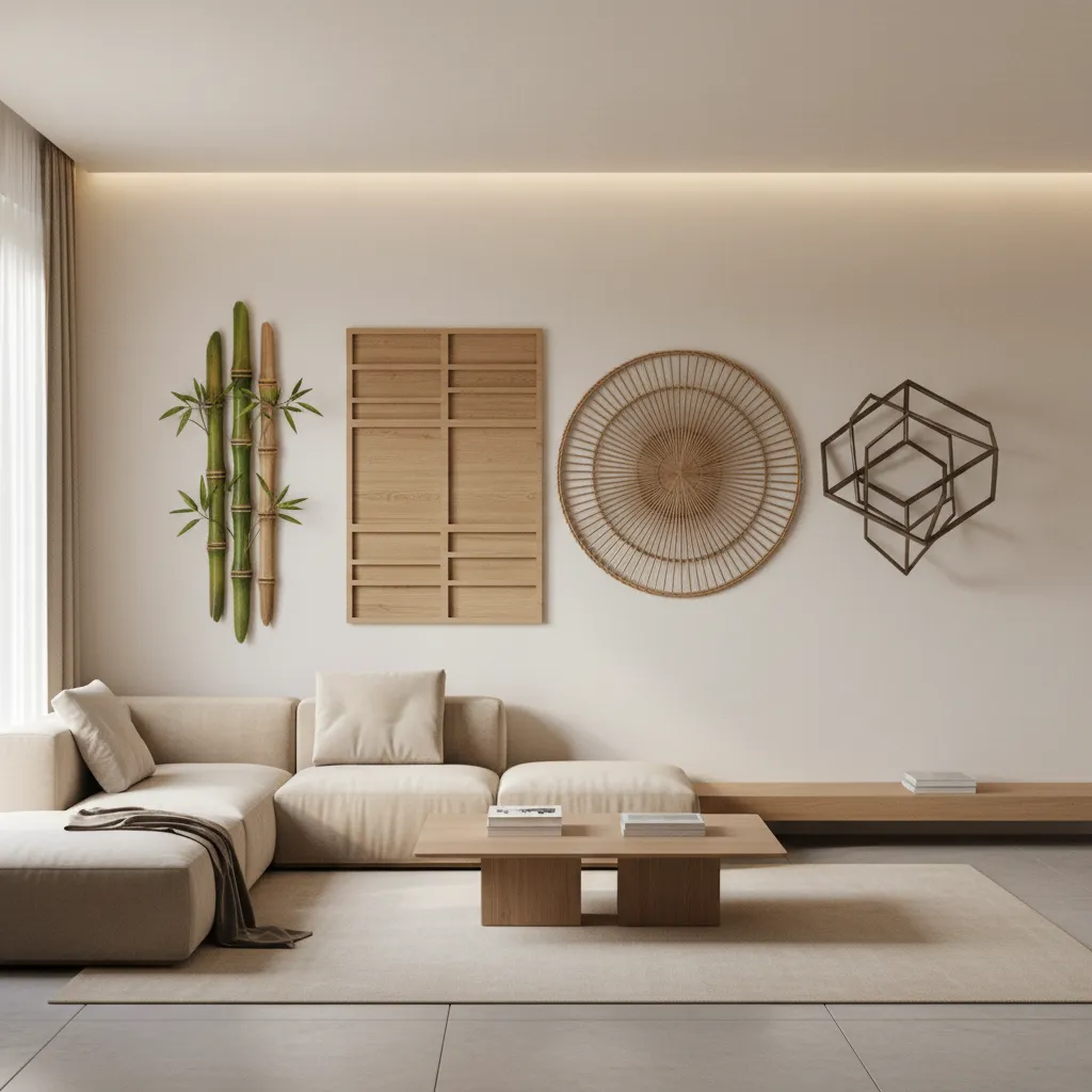 Bamboo Wall Art vs Wood, Rattan, and Metal Wall Decor