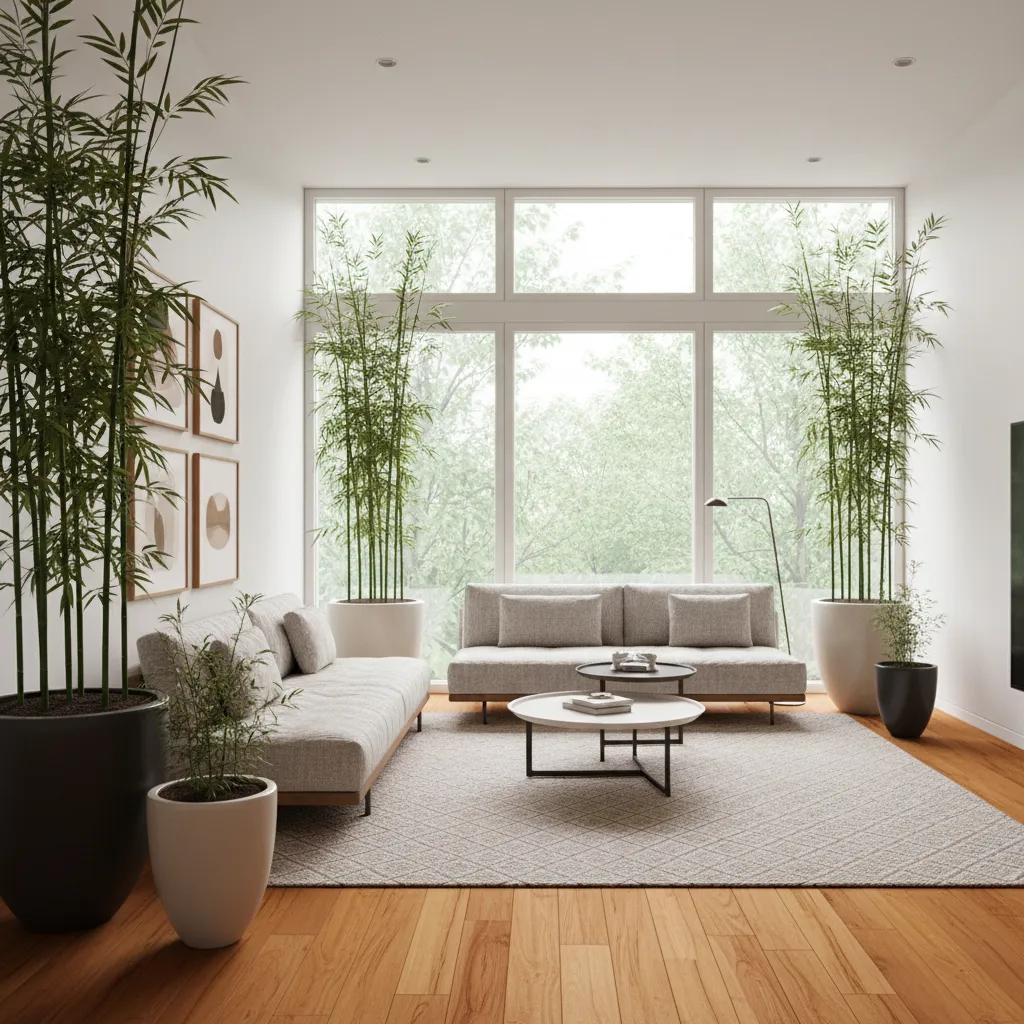 Plantas de bambú para decorar interiores: guía práctica