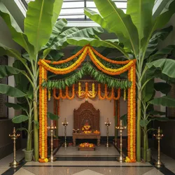 How to Choose the Best Artificial Banana Tree for Pooja Decoration