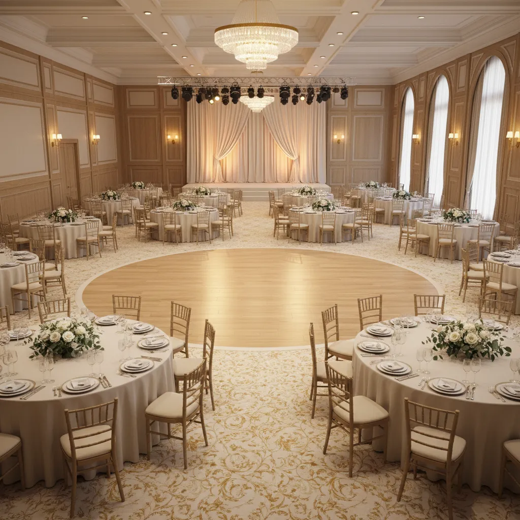 How to Choose the Right Banquet Hall Size for Your Event: A practical framework to match guest count, layout, and activities with the right event venue size.