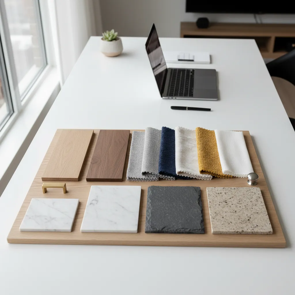 Selección de materiales para un proyecto de interiorismo