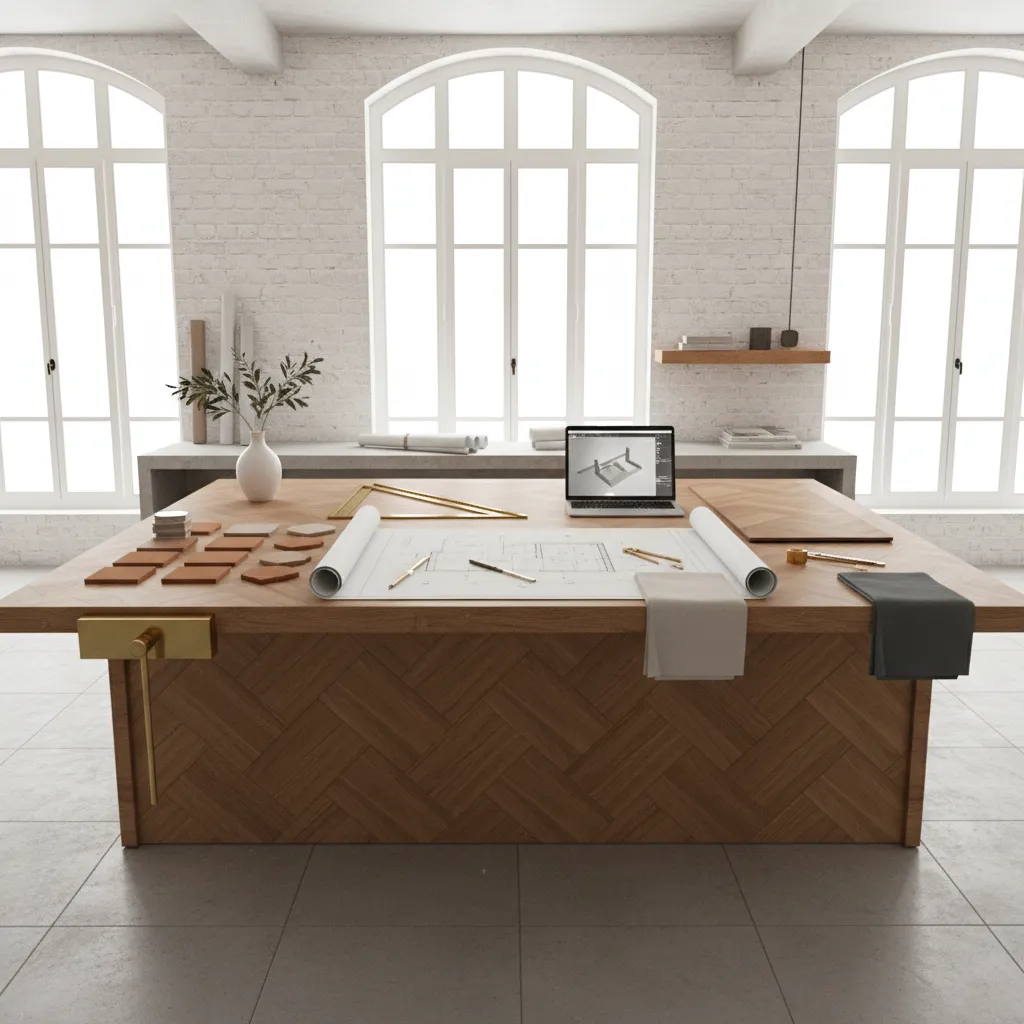 Proyecto de reforma de apartamento en Barcelona con planos y materiales