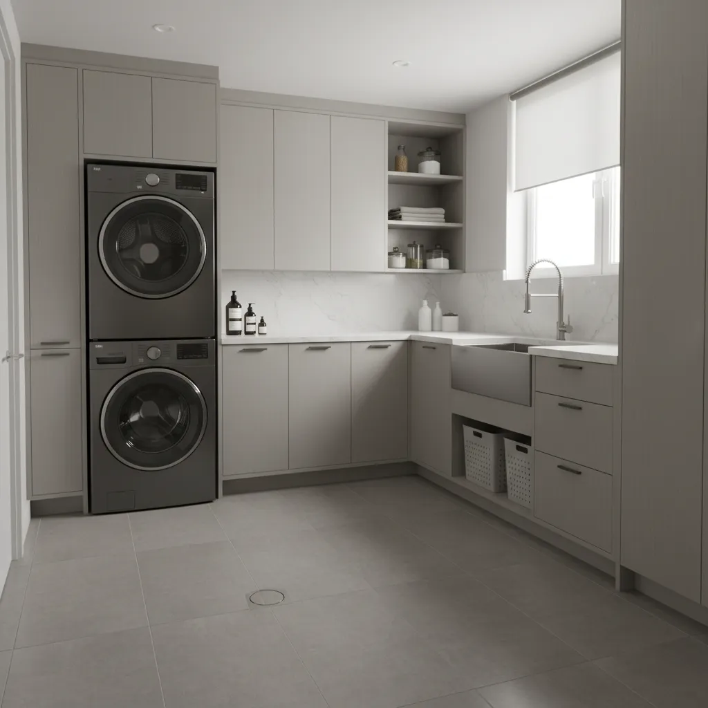 Basement Laundry Room Flooring Standards Used by Contractors and Builders