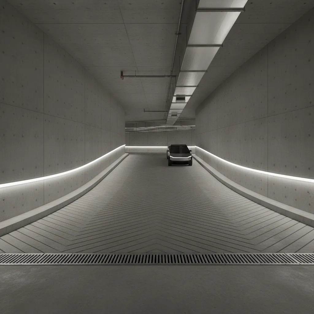 Safety and Risk Control in Basement Parking Ramp Design