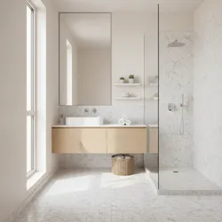 How to Optimize Basket Weave Tile Layout in Small Bathrooms