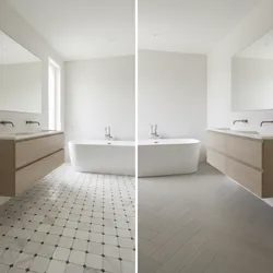 Basket Weave Tile vs Herringbone Tile for Bathroom Floors