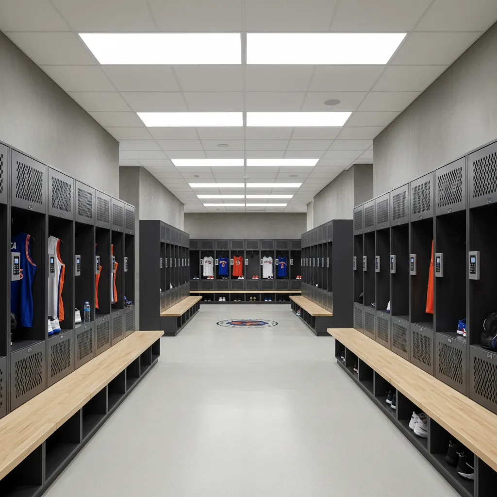 How I Optimize Space in a Basketball Locker Room Layout