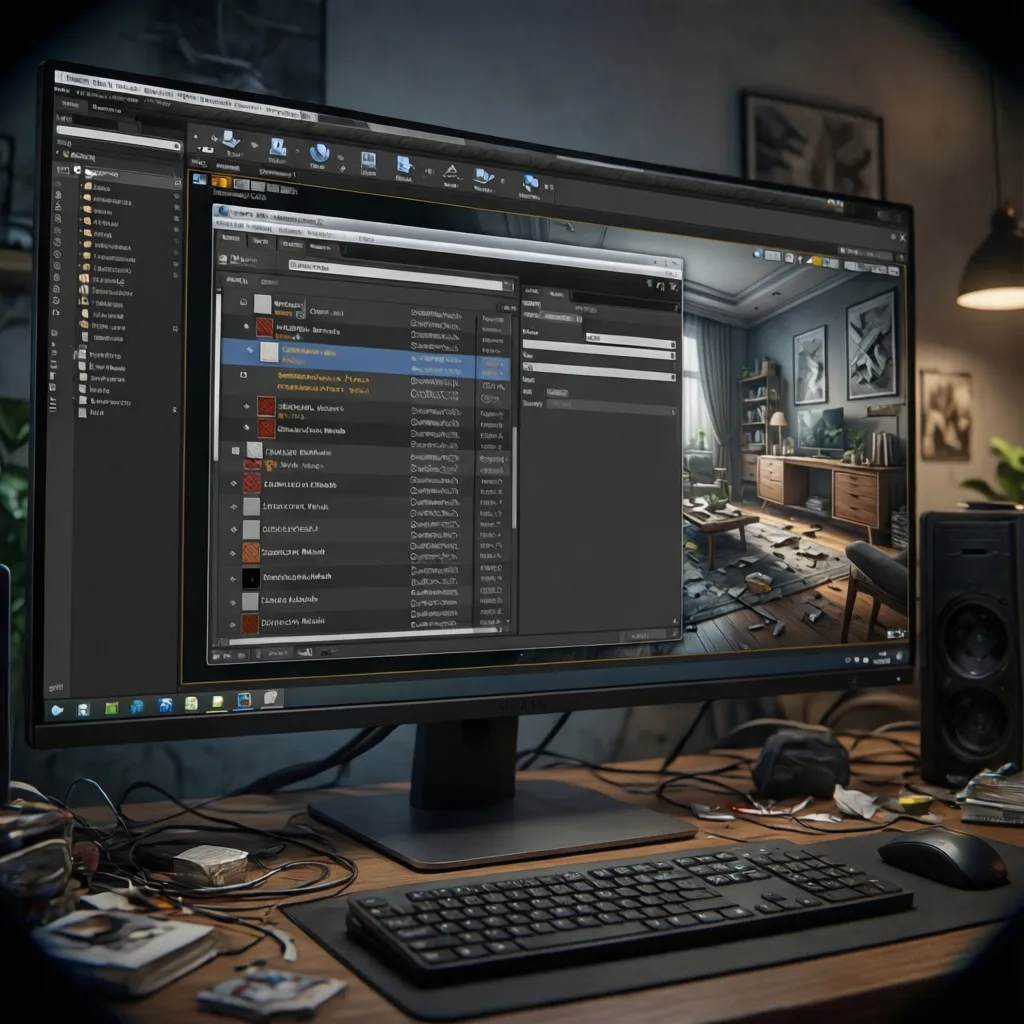 Batch exporting textures and meshes from Unreal asset viewer interface