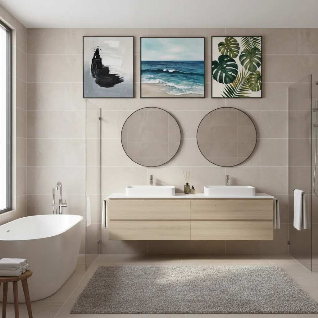 Best Acrylic Painting Styles for Bathroom Decor Minimalist vs Coastal vs Botanical