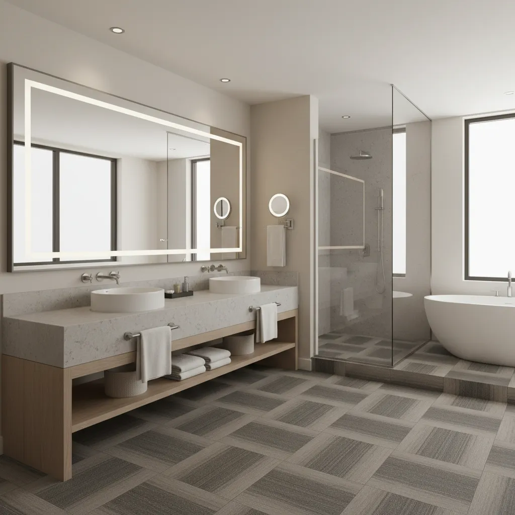 Interior Designers and Hotels Follow Clear Standards for Bathroom Carpet Maintenance
