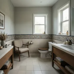 Best Chair Rail Materials for Bathrooms Wood PVC or Tile