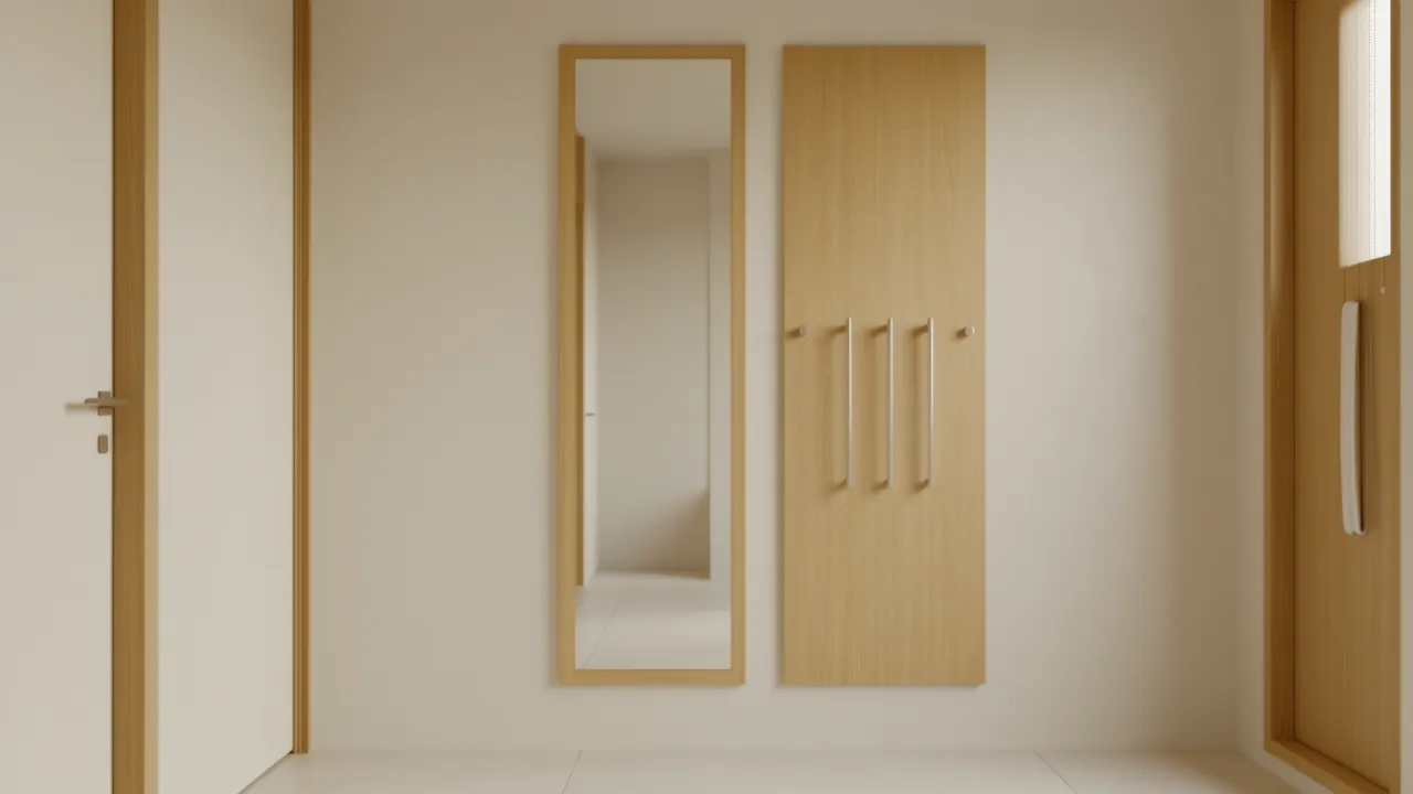 Bathroom door decoration ideas for small spaces