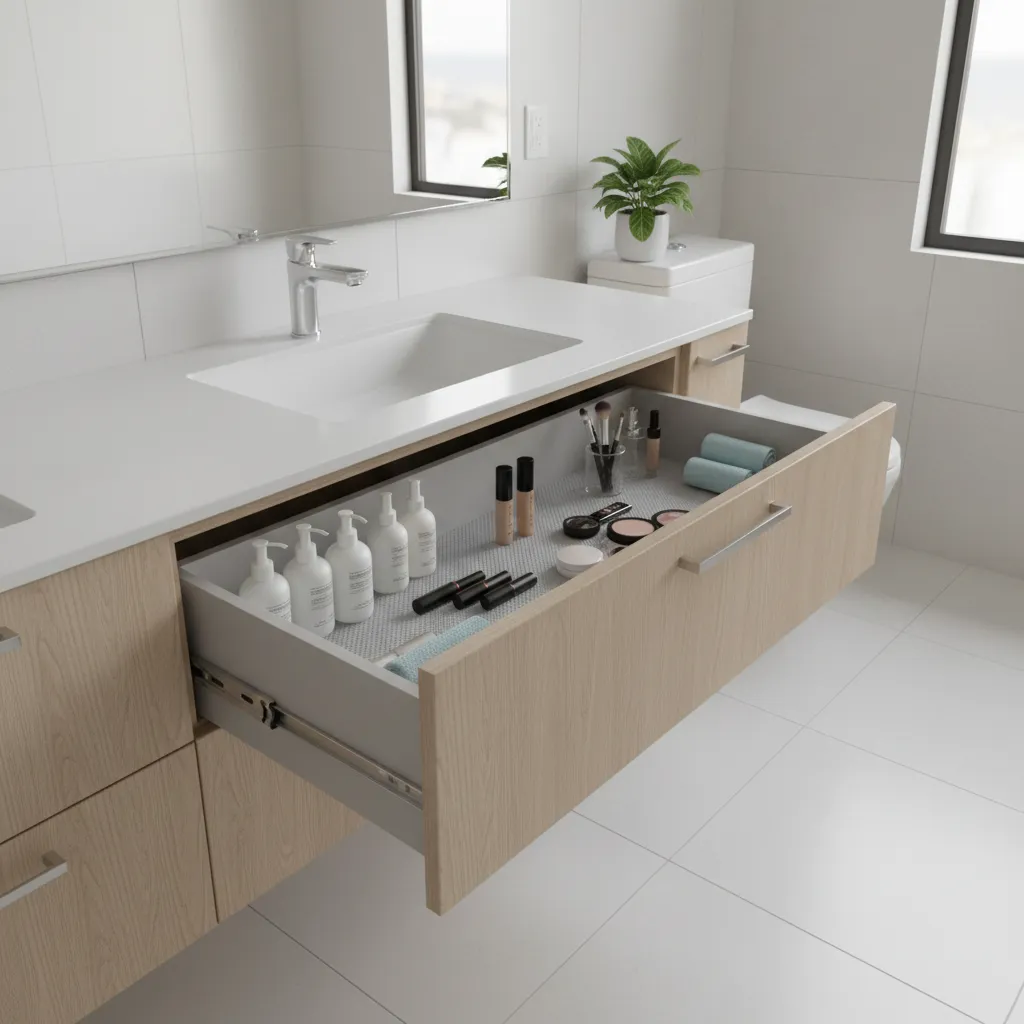Materials Used in Modern Drawer Liners for Bathroom Environments