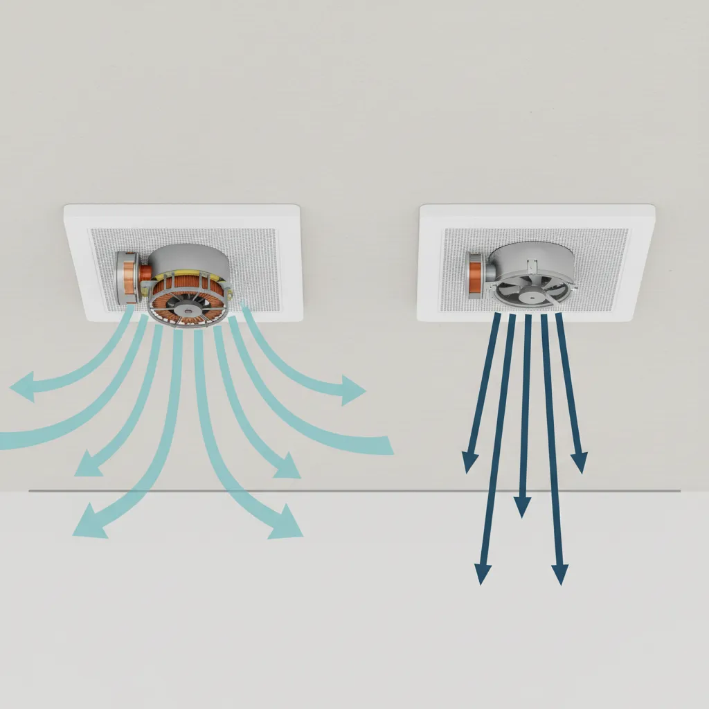 Why Bathroom Fan Motor Type Affects Power Consumption