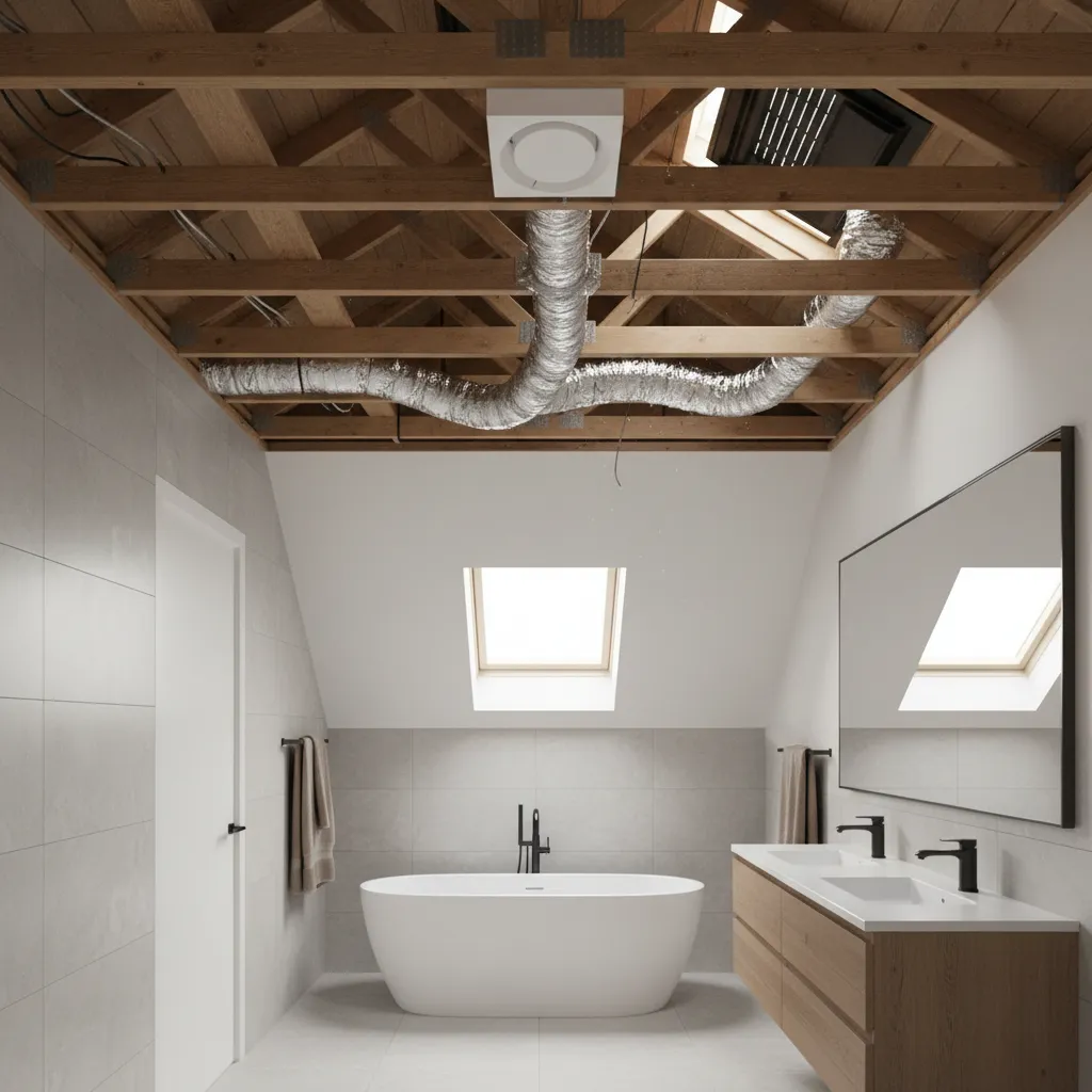 HVAC Technician vs Electrician vs Roofer for Bathroom Fan Vent Installation