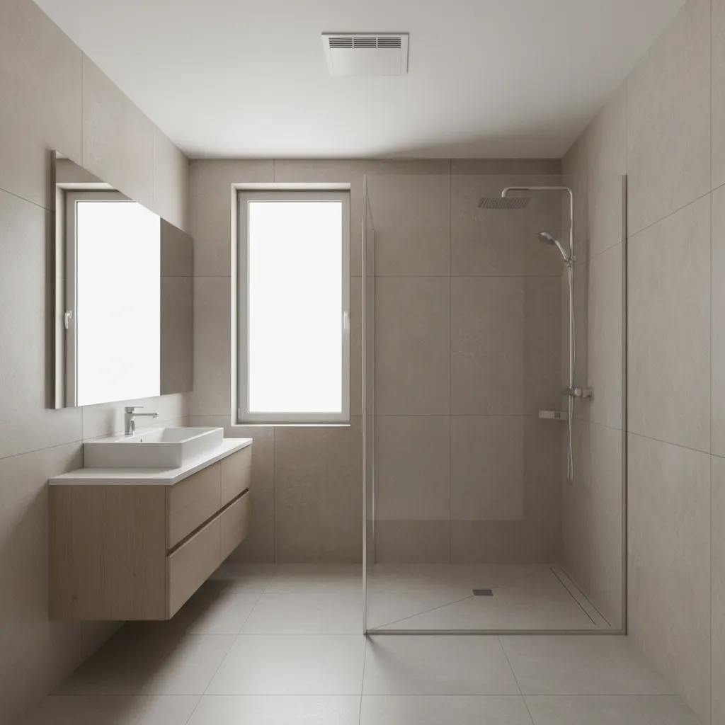 How to Choose the Right Bathroom Fan Wattage for Your Bathroom Size: A practical guide to matching bathroom fan wattage and CFM with real bathroom sizes for better ventilation and energy efficiency.