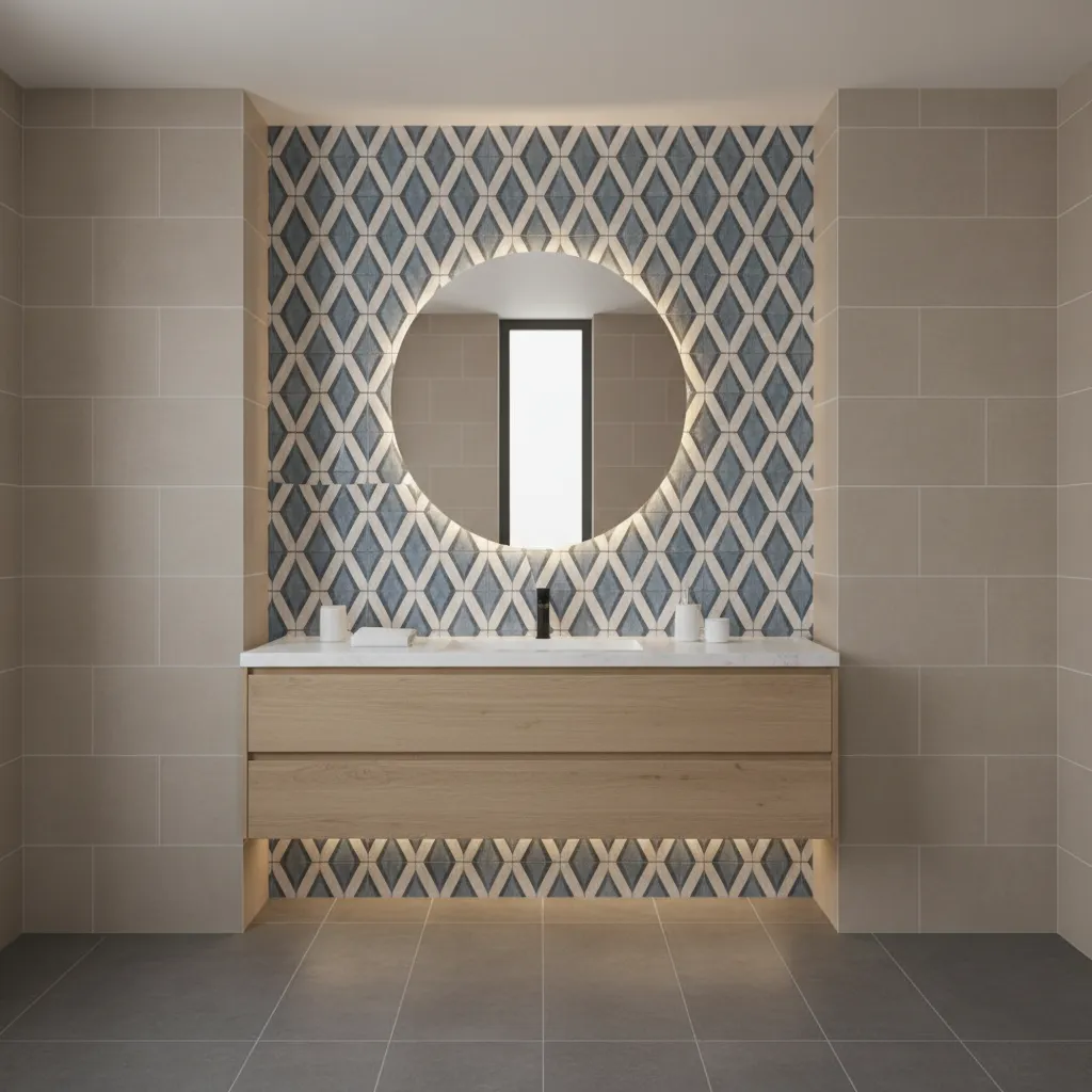 Using Feature Walls to Control Bathroom Tile Budget