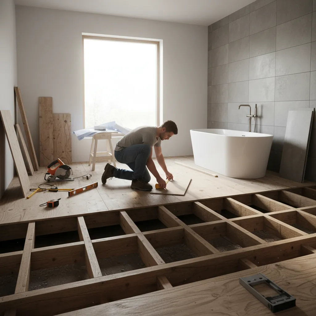 Common Bathroom Floor Structural Problems and How to Fix Load Issues