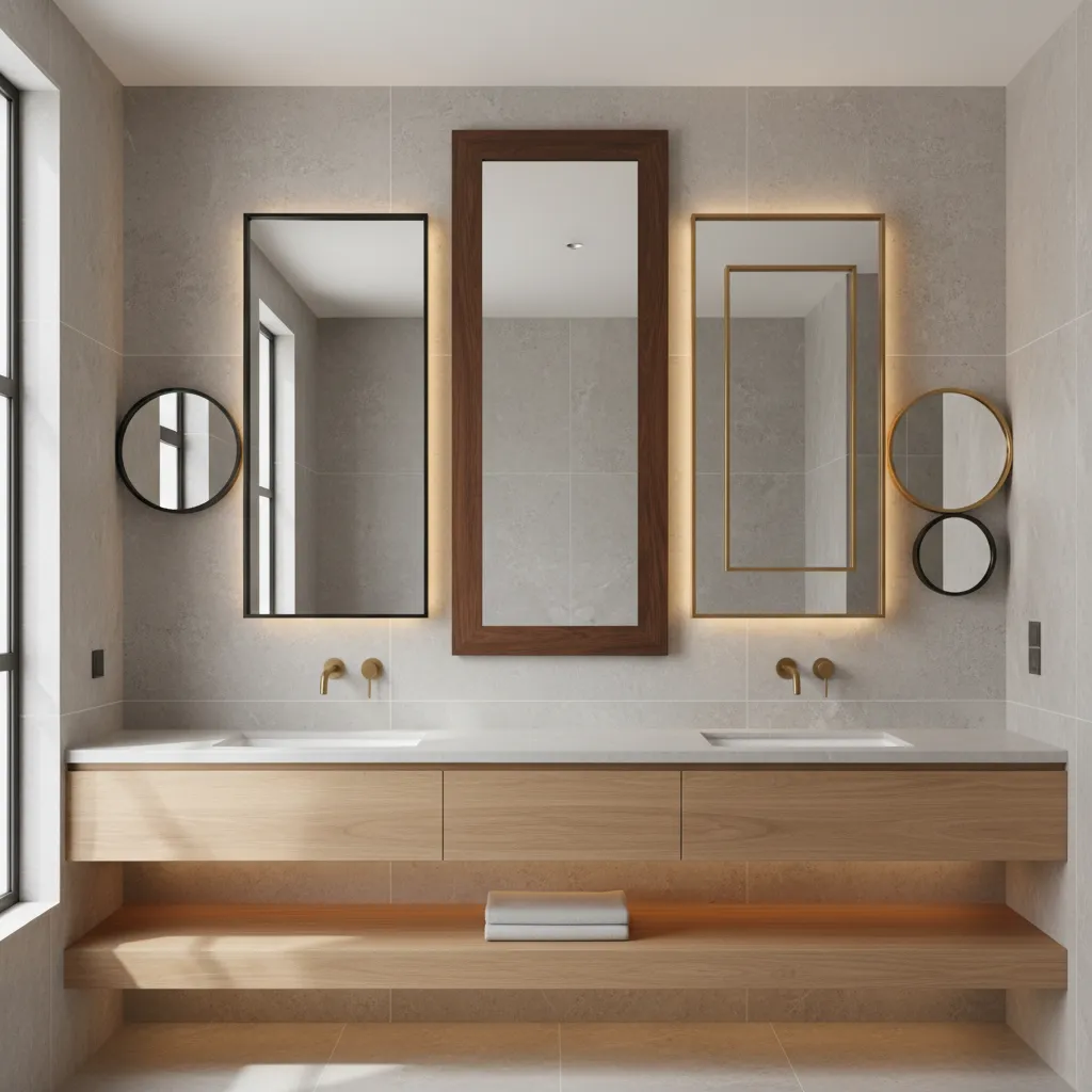 5 Professional Bathroom Mirror Frame Trends