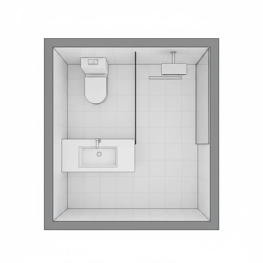 Bản vẽ thiết kế nhà vệ sinh nhà tắm: cách bố trí chuẩn